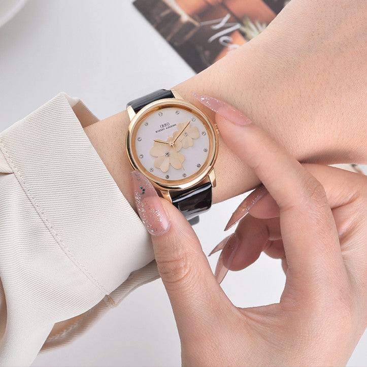 High level of details and classy watch for the princess you are.