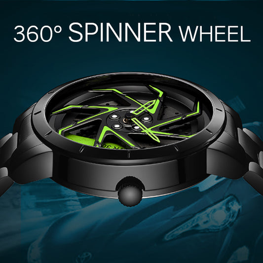 Nice & Furious 360° spinner watch for men and sons - Stainless Steel version
