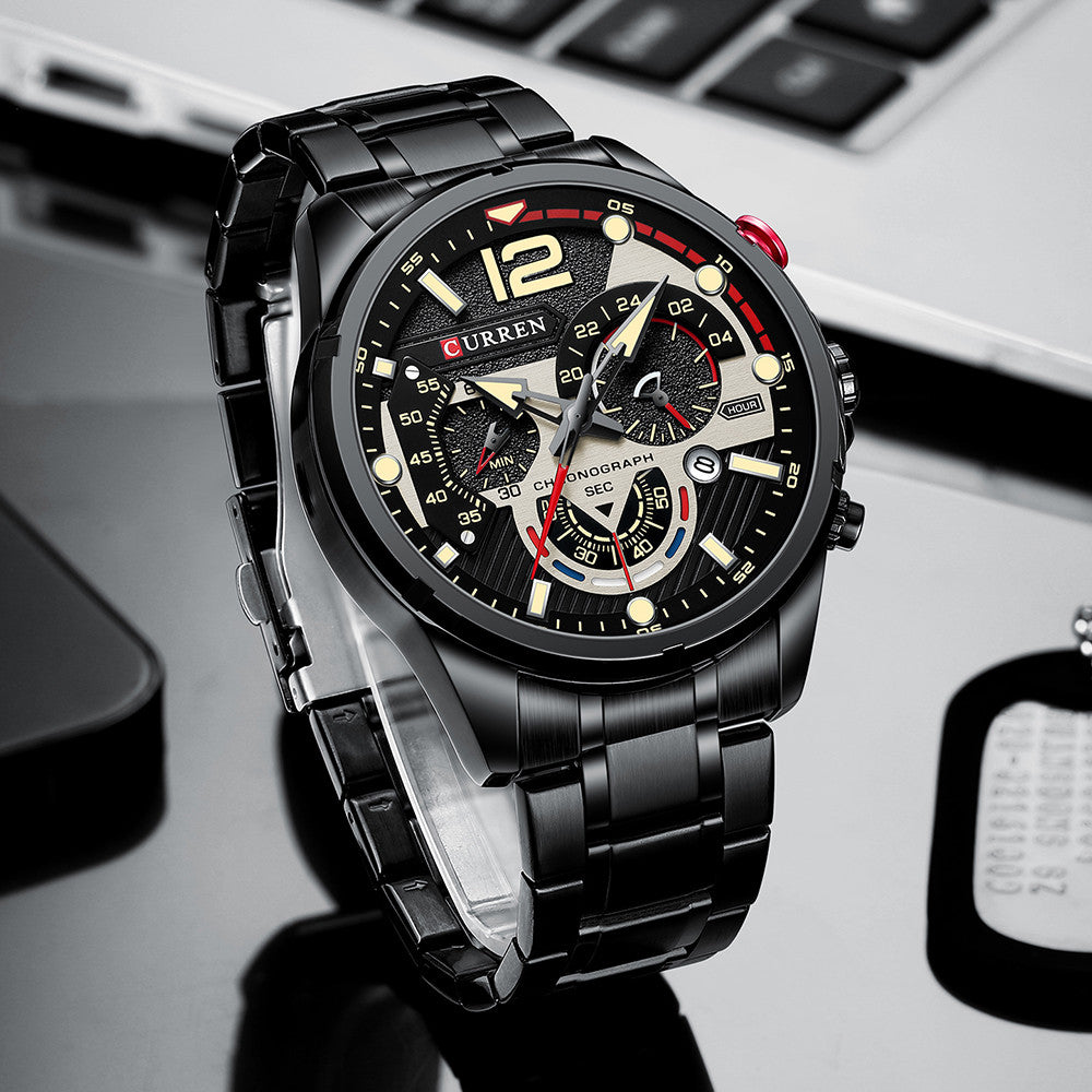 For men of steel - High-level designed Quartz Watch