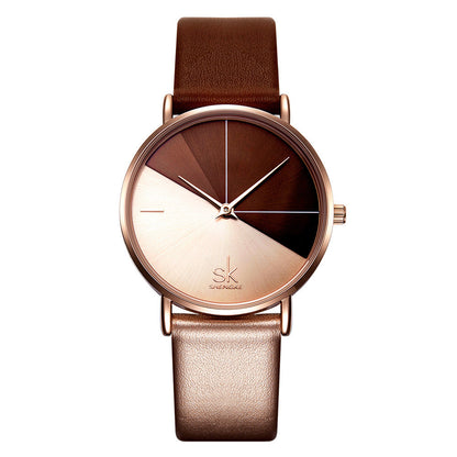 Cover your wrist with class with this double-side elegant watch