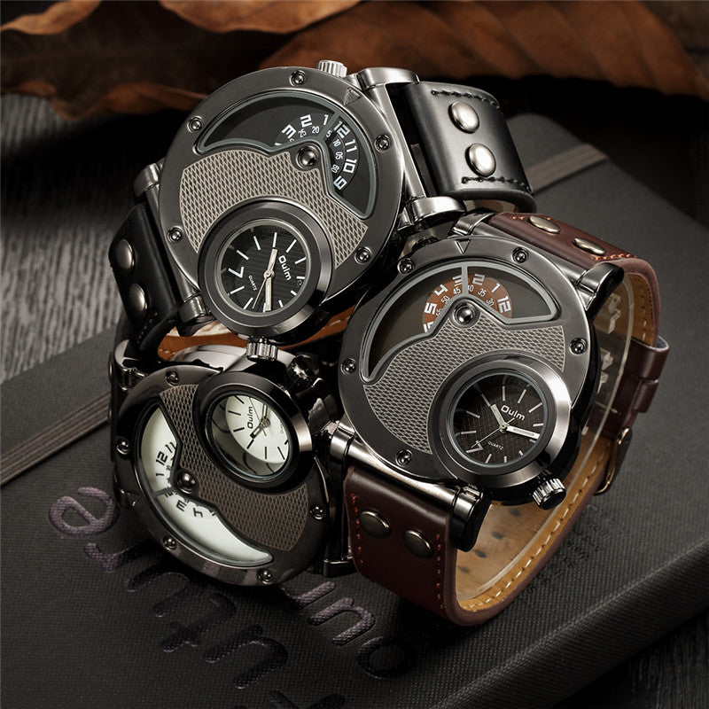 Military Watch for Men - Dual Time Zone