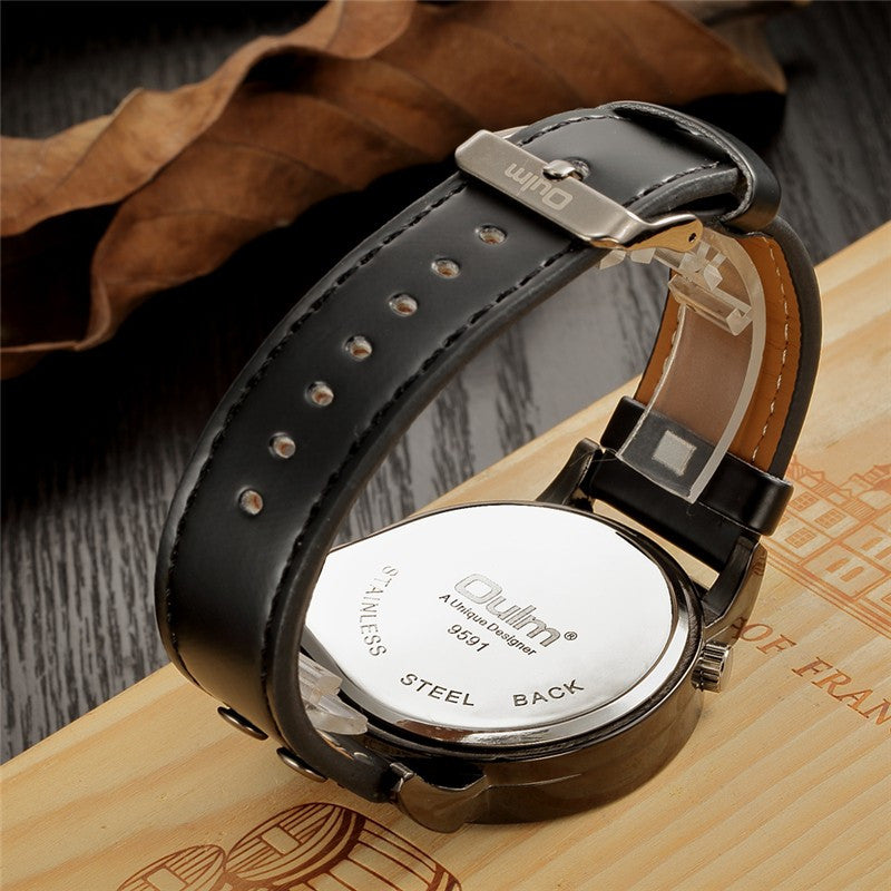 Military Watch for Men - Dual Time Zone