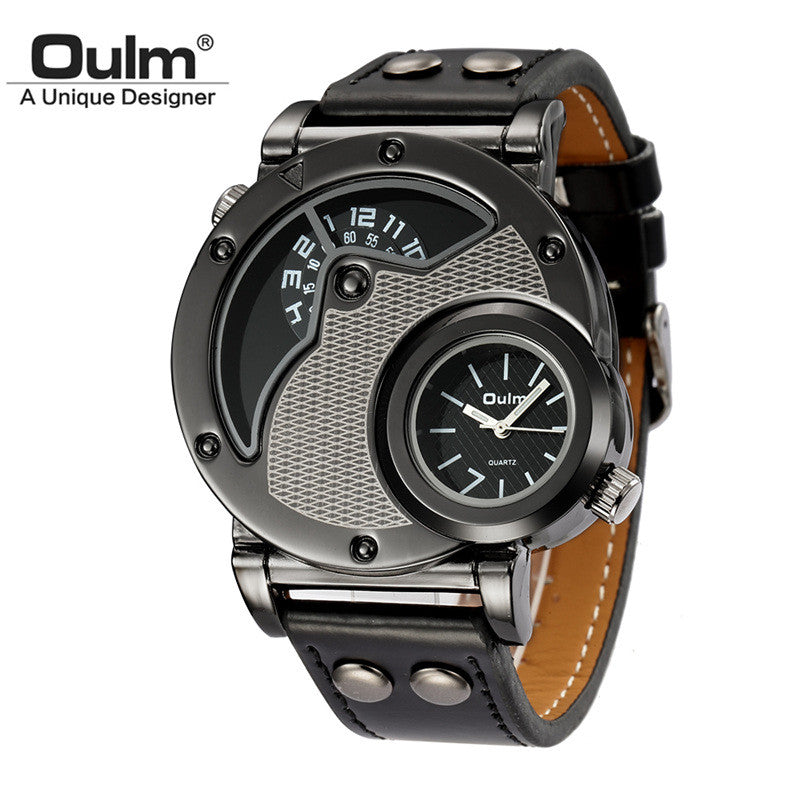 Military Watch for Men - Dual Time Zone