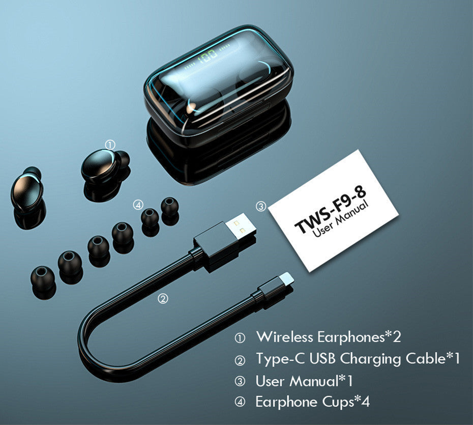 Ultra-lightweight Wireless Bluetooth Earphones