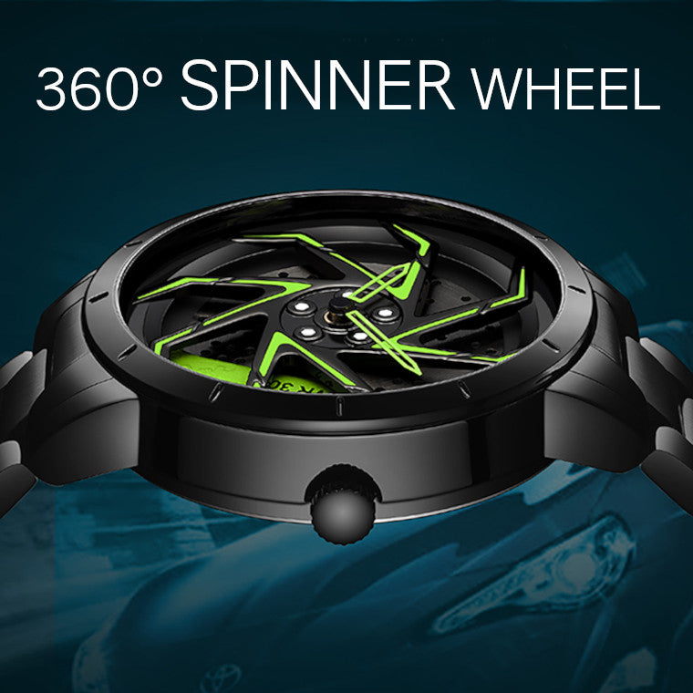 Nice & Furious 360° spinner watch for men and sons - Net strap version