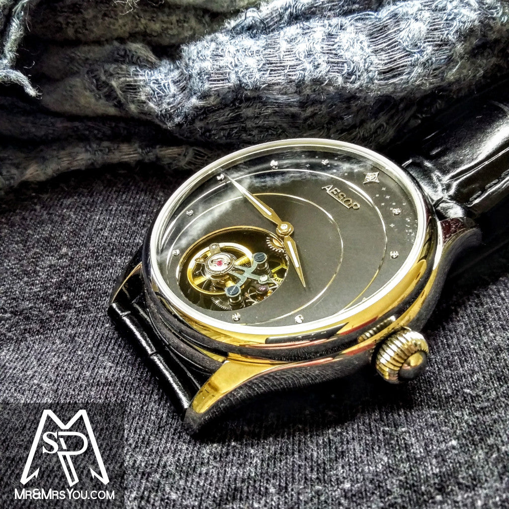 The flying star tourbillon watch under $500 at mrandmrsyou.com