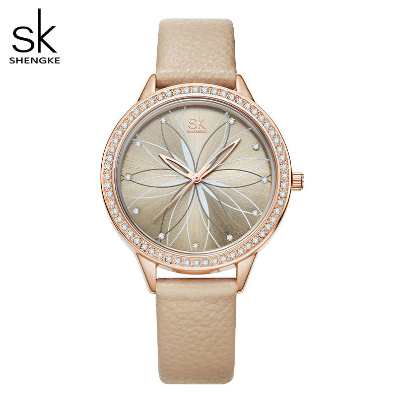 The "flower power" watch. An elegant flower just like you